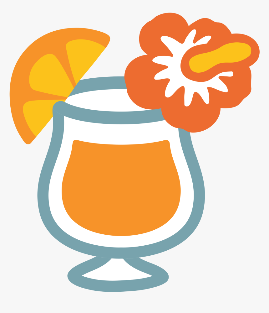 Tropical Emoji Png - Trago Emoji, Transparent Png, Free Download