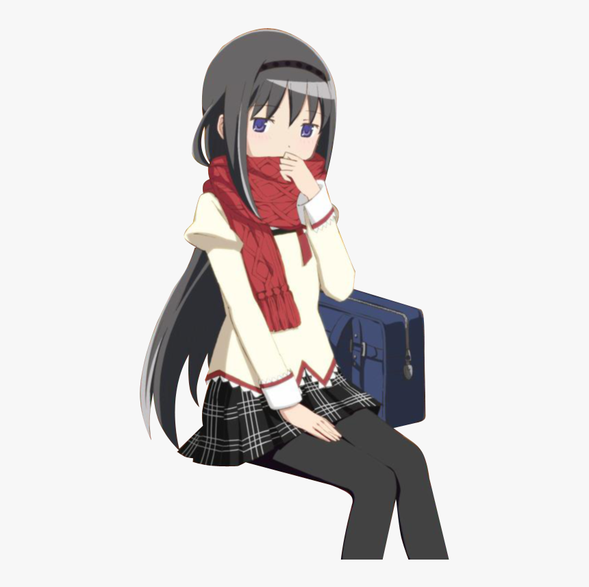 Puella Magi Madoka Magica Akemi Homura Png - Cute Homura Akemi, Transparent Png, Free Download