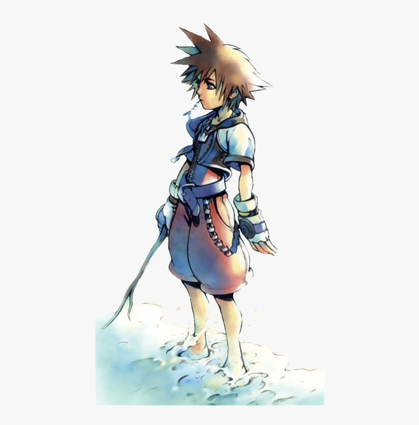 Kingdom Hearts 1 Sora Art, HD Png Download, Free Download