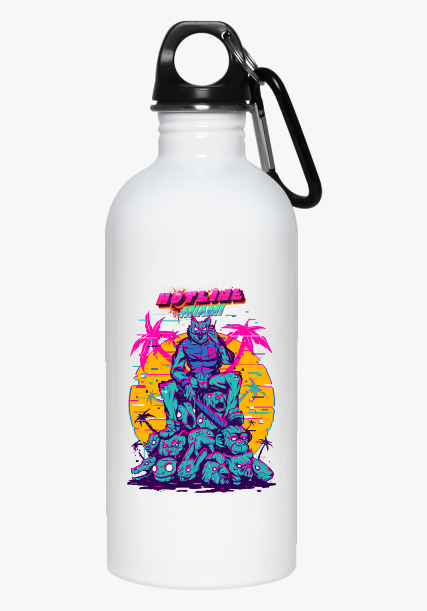 Hotline Miami 23663 20 Oz - Reusable Water Bottle Png, Transparent Png, Free Download