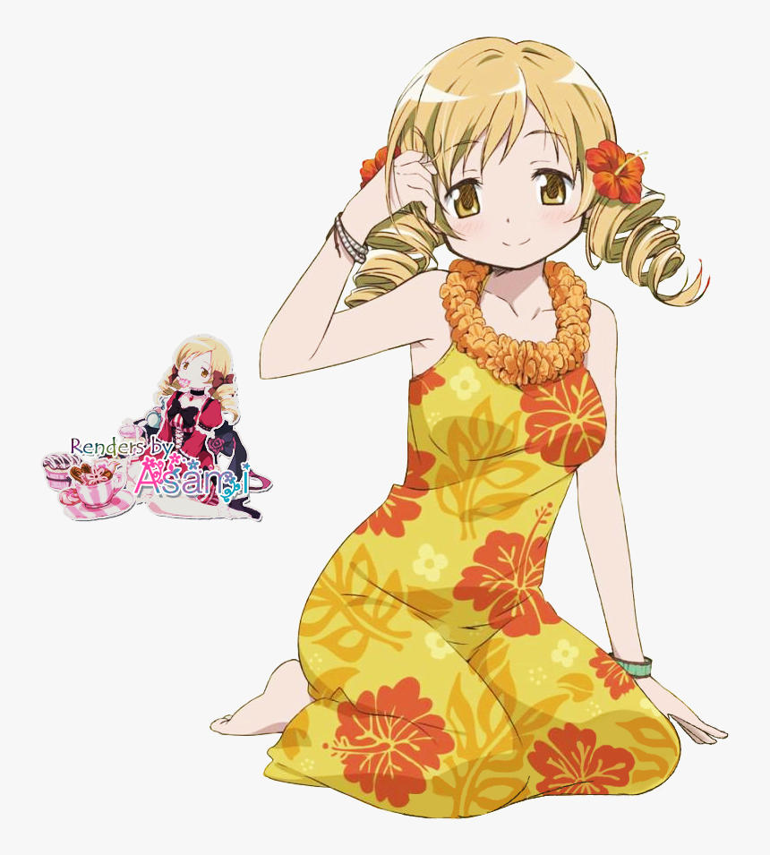 Madoka Magica Renders - Madoka Magica Mami Dress, HD Png Download, Free Download