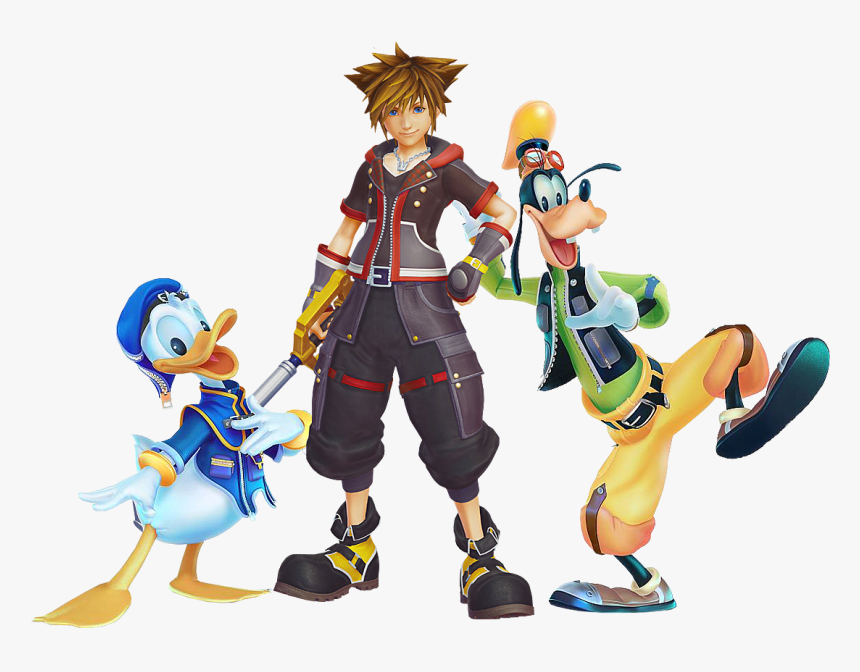 Sora Goofy And Donald, HD Png Download, Free Download