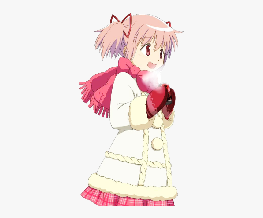 Madoka - Ropa De Invierno Anime, HD Png Download, Free Download