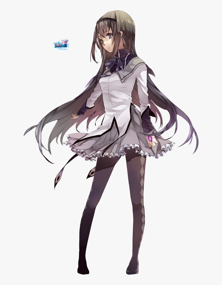 Fille, Uniforme, And Madoka Magica Image - Madoka Magica Homura Png, Transparent Png, Free Download