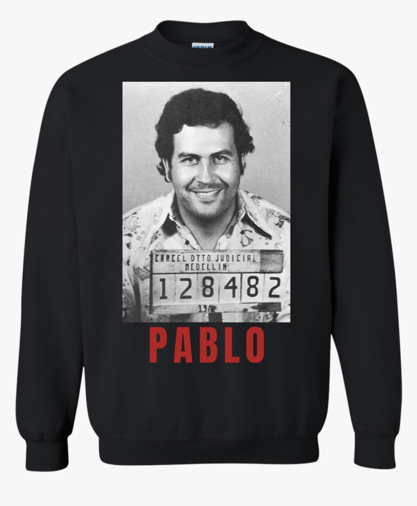 Pablo Escobar Mugshot Crewneck Pullover Sweatshirt - Pablo Escobar Iphone, HD Png Download, Free Download