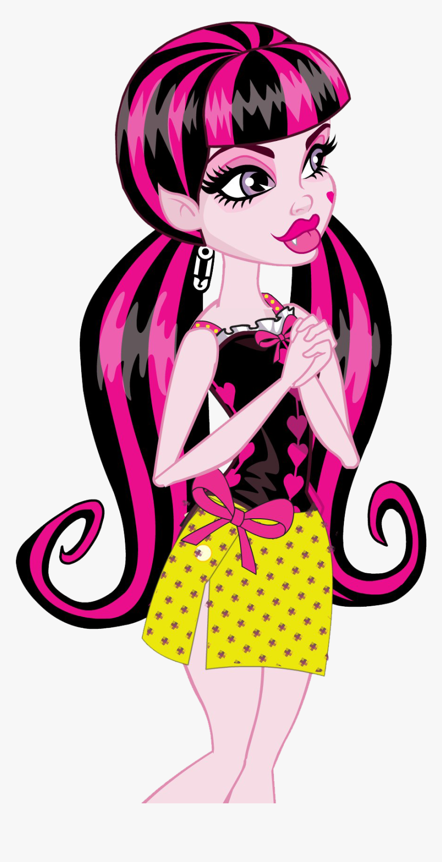 Artwork/png En Cartoon De Draculaura - Draculaura Monster High Cartoon, Transparent Png, Free Download