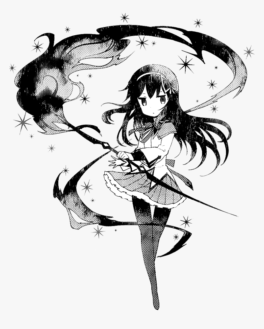 Madoka Magica Manga Art, HD Png Download, Free Download