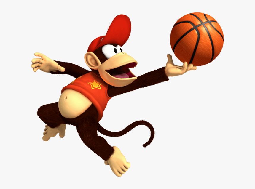 Diddy Kong - Mario Super Sluggers Diddy, HD Png Download, Free Download