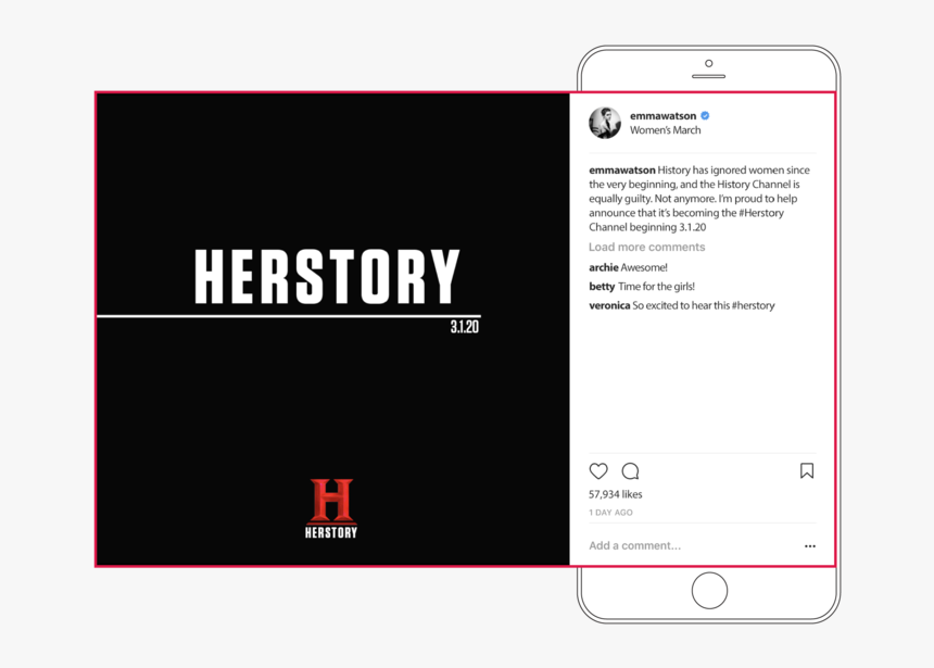 Herstory Digital And Social Posts Wix -14, HD Png Download, Free Download