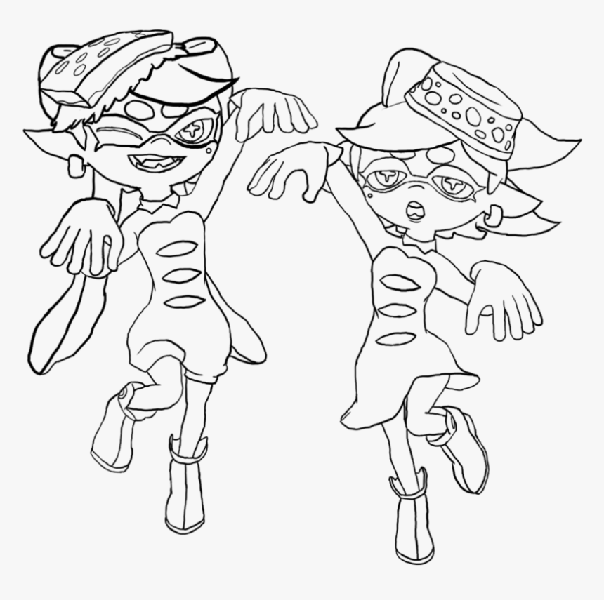 Splatoon Callie Coloring Page, HD Png Download, Free Download