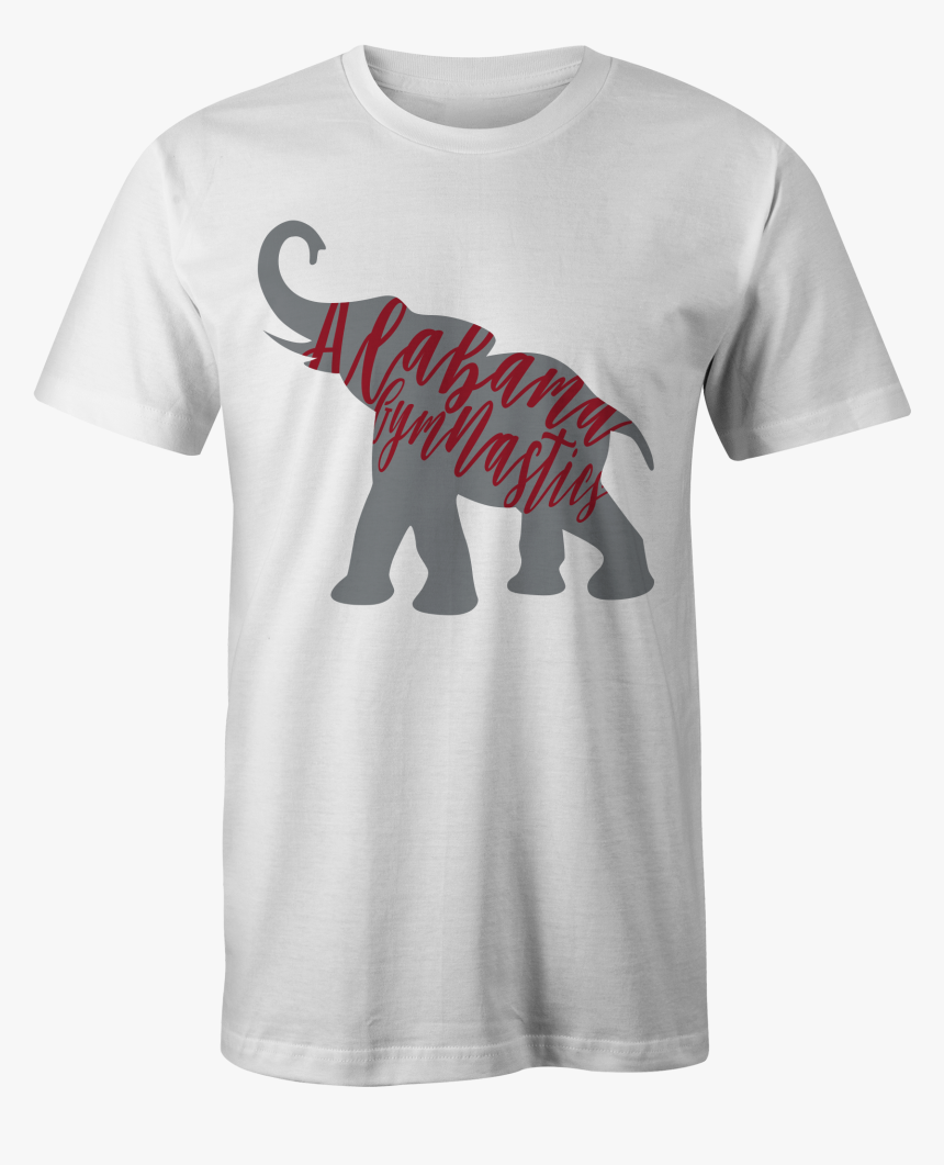 Bama Gymnastics Lettered Elephant Tee - Alabama Gymnastics Shirt, HD Png Download, Free Download