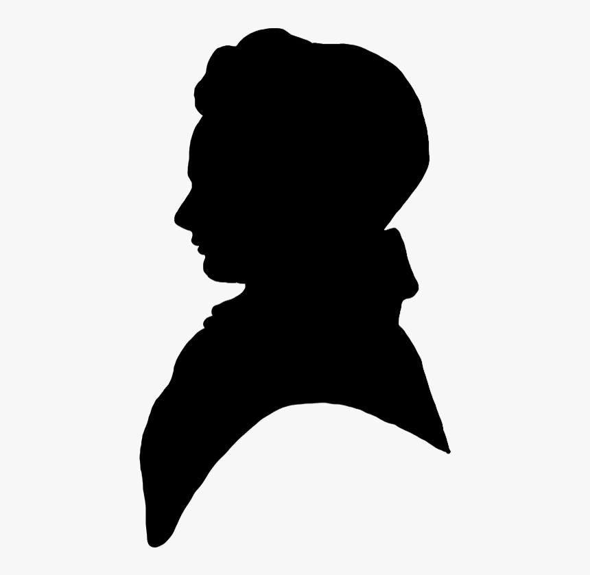 Silhouette Profile Of Young Man, HD Png Download, Free Download