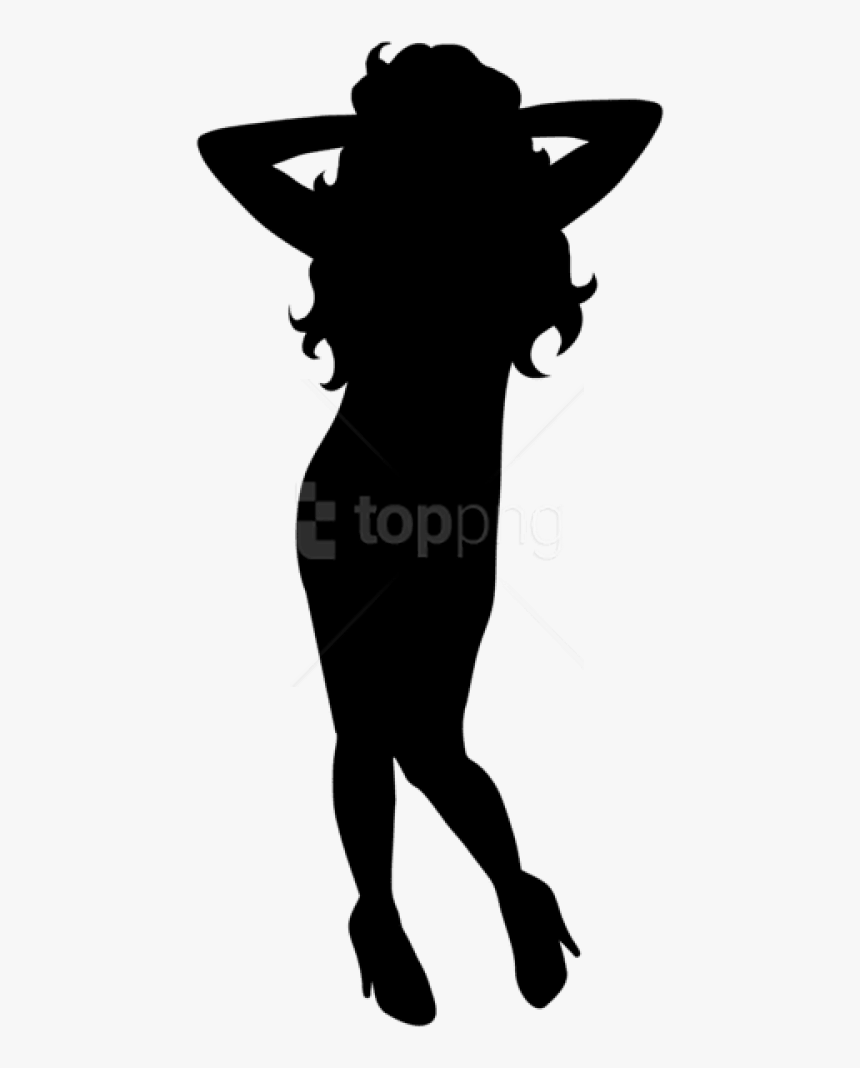 Ice Cube Clipart Silhouette - Dancing Woman Silhouette Clip Art, HD Png Download, Free Download