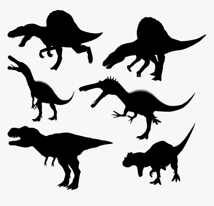 Dinosaurs Silhouettes Set - Lesothosaurus, HD Png Download, Free Download