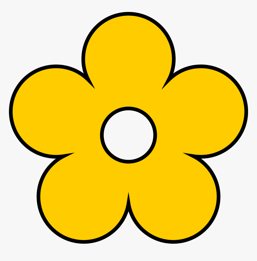 Yellow Flower Clipart Images - Yellow Flower Png Clipart, Transparent Png, Free Download