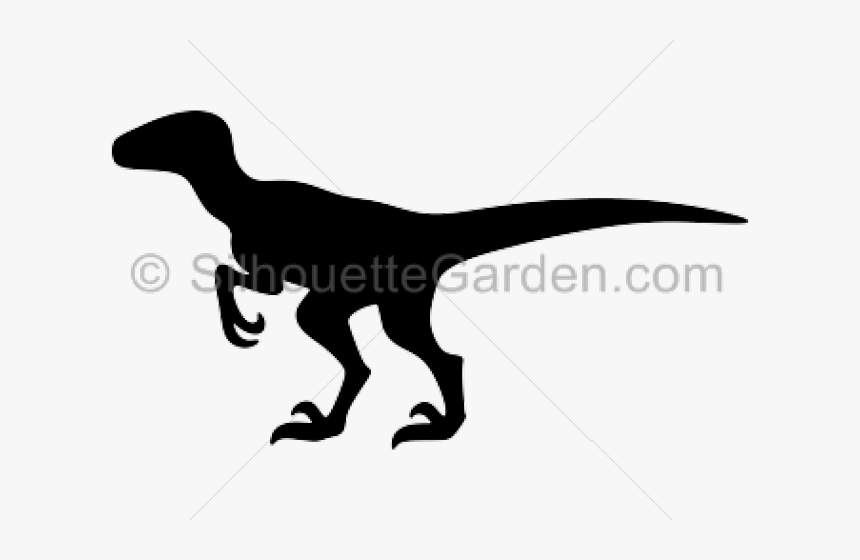 Dinosaur Silhouette Velociraptor, HD Png Download, Free Download