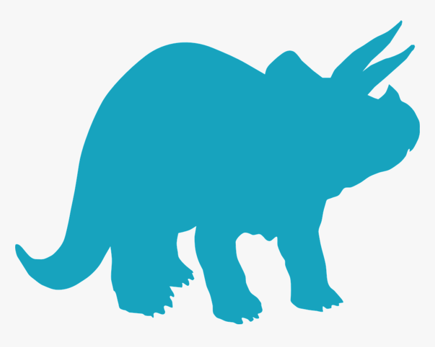 Dinosaurs Clipart Dinasours - Colorful Dinosaur Silhouette Png, Transparent Png, Free Download