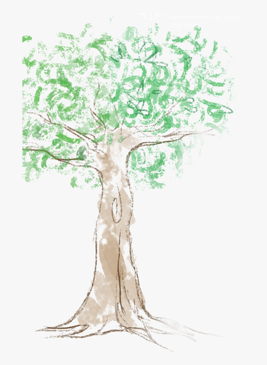 Chalk Drawn Tree - Creative Arts, HD Png Download, Free Download