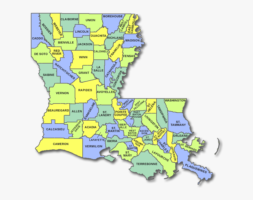 Louisiana Hot Dog Cart Licensing County State Rules - Maps Of Louisiana School Districts, HD Png Download, Free Download