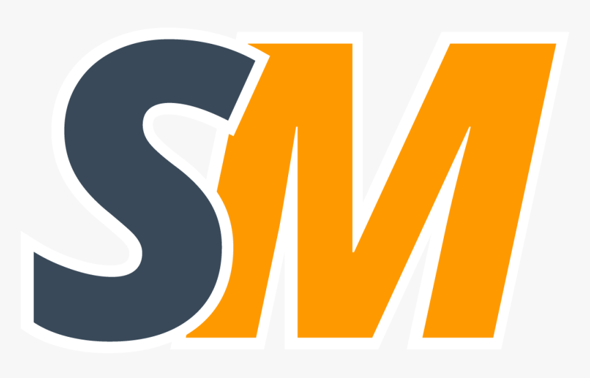 Sm Logo Blue Outline 1000px 4x - Graphic Design, HD Png Download, Free Download