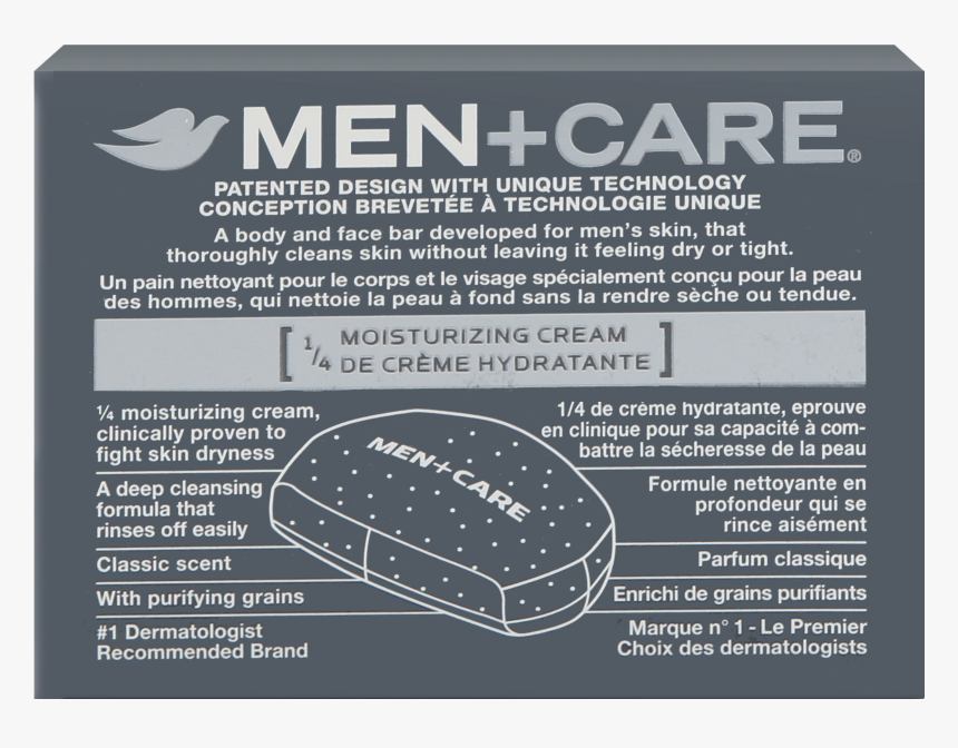 Dove Men Bars Deep Clean Ingredients, HD Png Download, Free Download