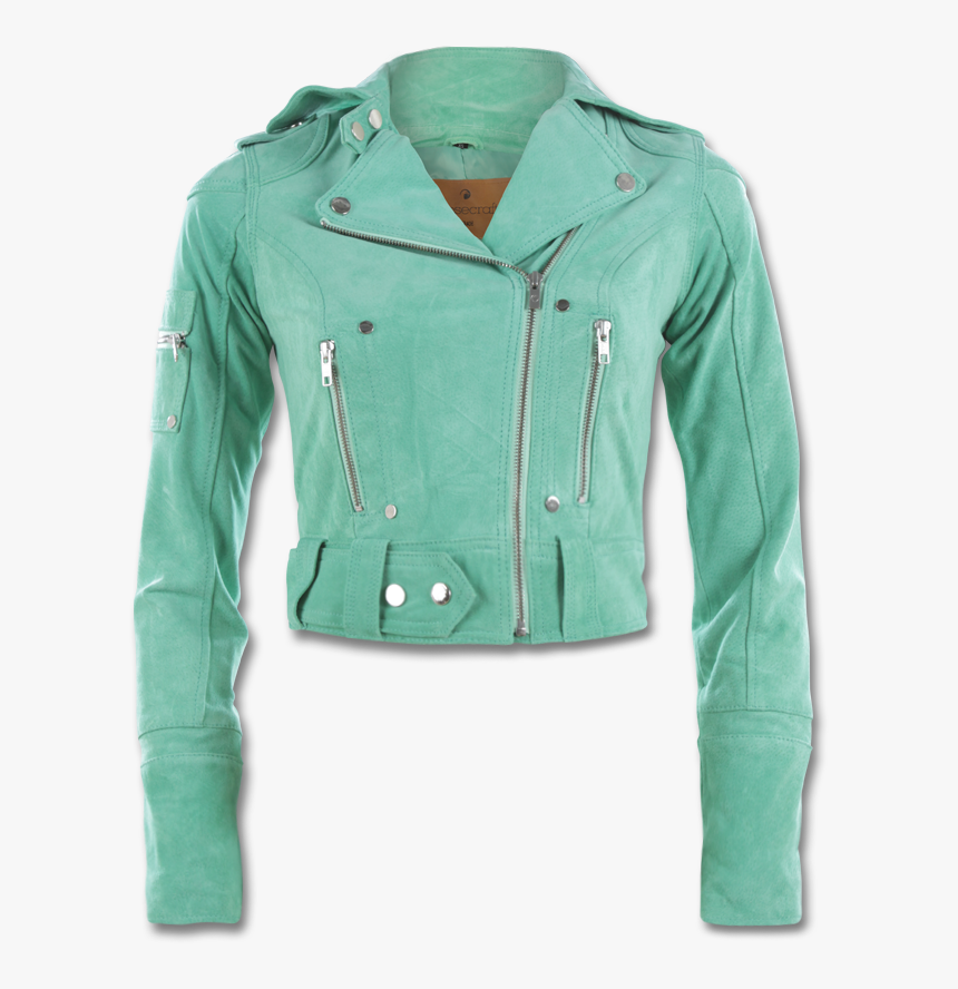 Tiffany Blue Leather Jacket, HD Png Download, Free Download