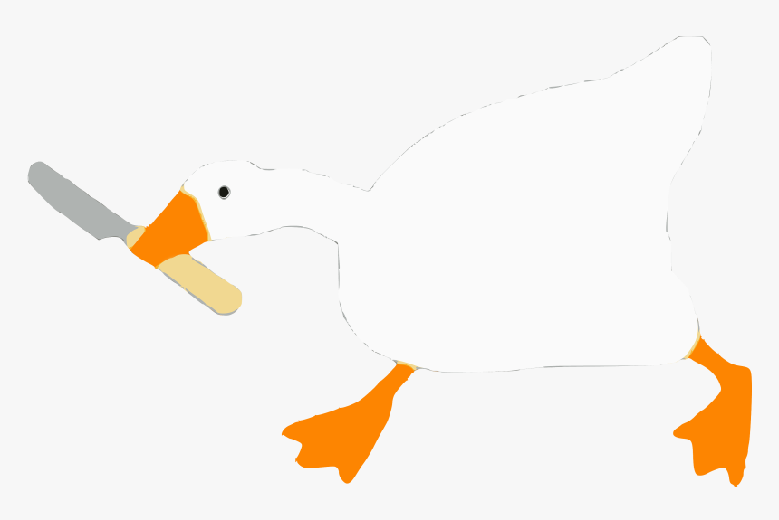 Untitled Goose Game Goose With Knife, HD Png Download, Free Download