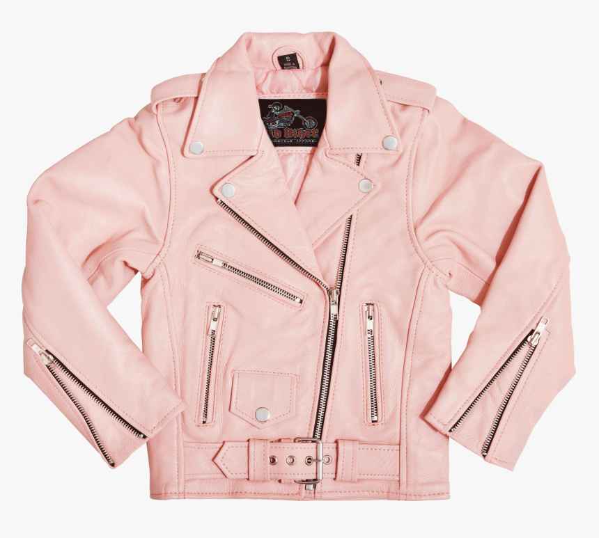 Biker Leather Jacket Free Png Image - Pink Leather Jacket Png, Transparent Png, Free Download