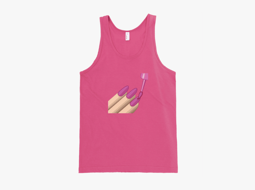 Nail Polish Emoji Tank Tank Top Swish Embassy"
 Class= - T-shirt, HD Png Download, Free Download