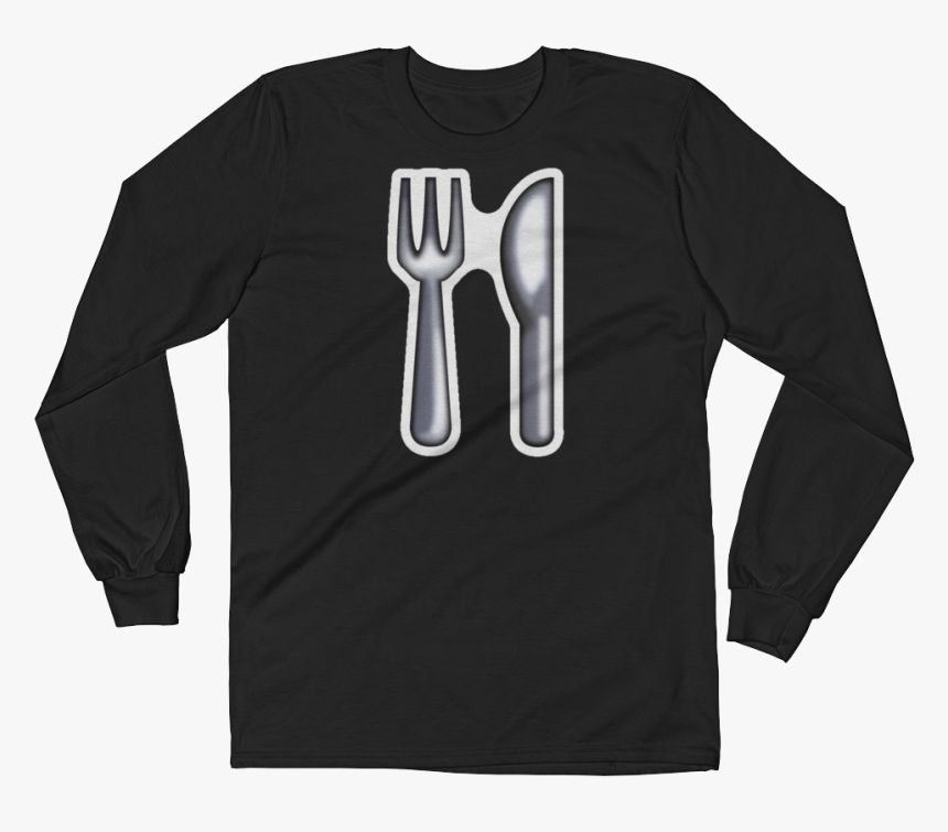 Transparent Knife Emoji Png - Long-sleeved T-shirt, Png Download, Free Download