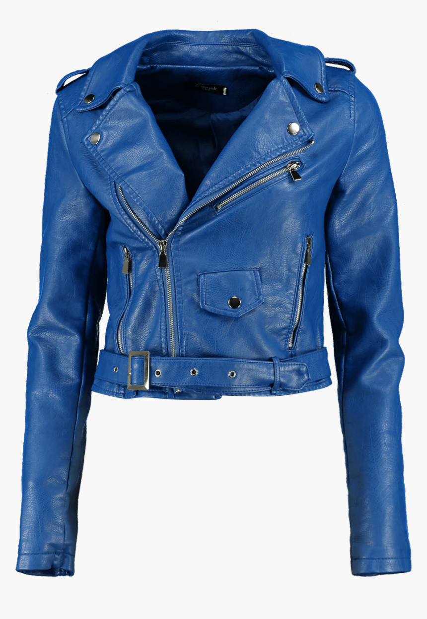 Lace Up Sleeve Faux Leather Biker Jacket, £45 - Leather Jacket, HD Png Download, Free Download