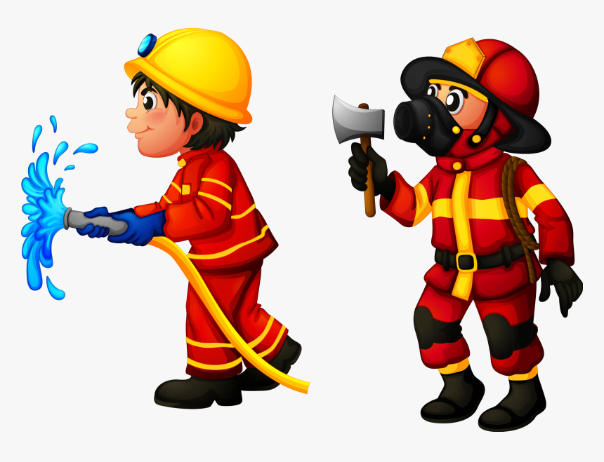 Firefighter Royalty-free Stock Photography Clip Art - Fire Fighter Clipart Transparent Background, HD Png Download, Free Download