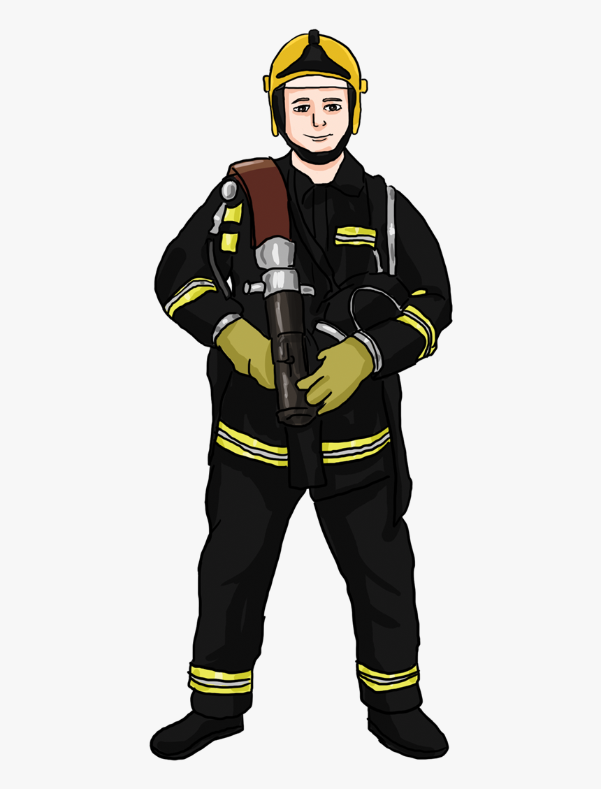 Fireman Cute Firefighter Images Image Free Download - Fireman Clipart, HD Png Download, Free Download
