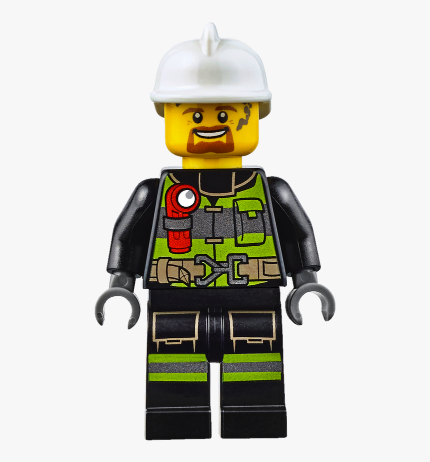 60110-firefighter3 - Lego Fire Fighters Minifigures, HD Png Download, Free Download