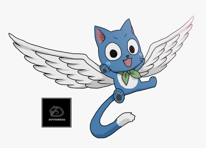 Fairy Tail Happy Render By Davide2889 - Happy Fairy Tail Render, HD Png Download, Free Download