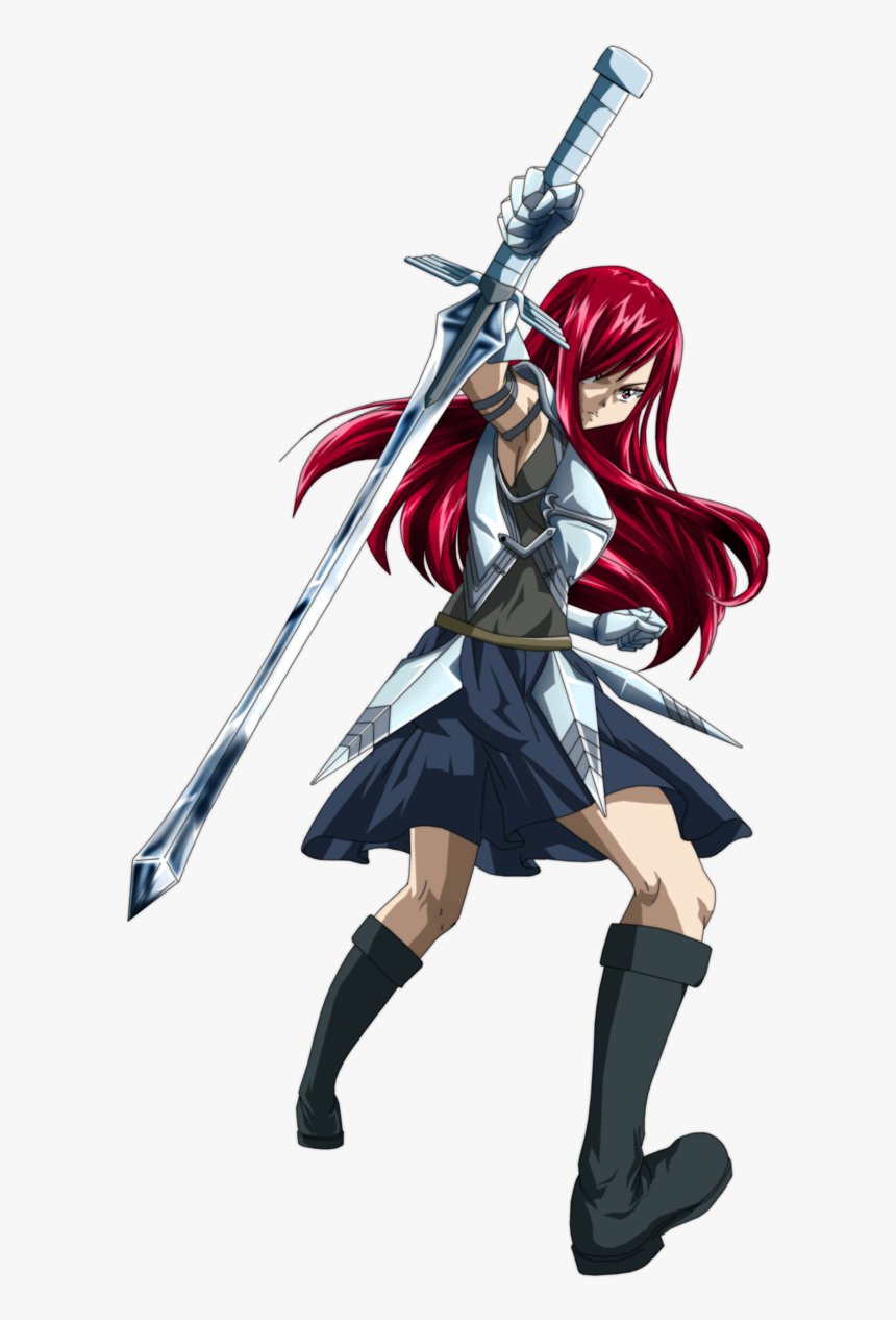 Erza Scarlet Png - Fairy Tail Erza Png, Transparent Png, Free Download