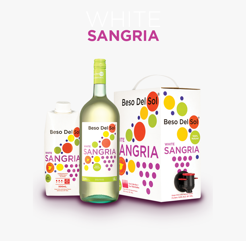 Beso Del Sol Sangria - Beso Del Sol Pink Sangria, HD Png Download, Free Download