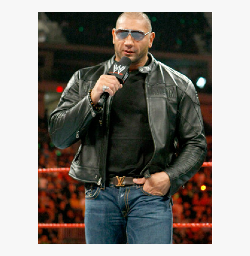 Clip Art Leather Jacket Guy - Leather Jacket Dave Bautista, HD Png Download, Free Download