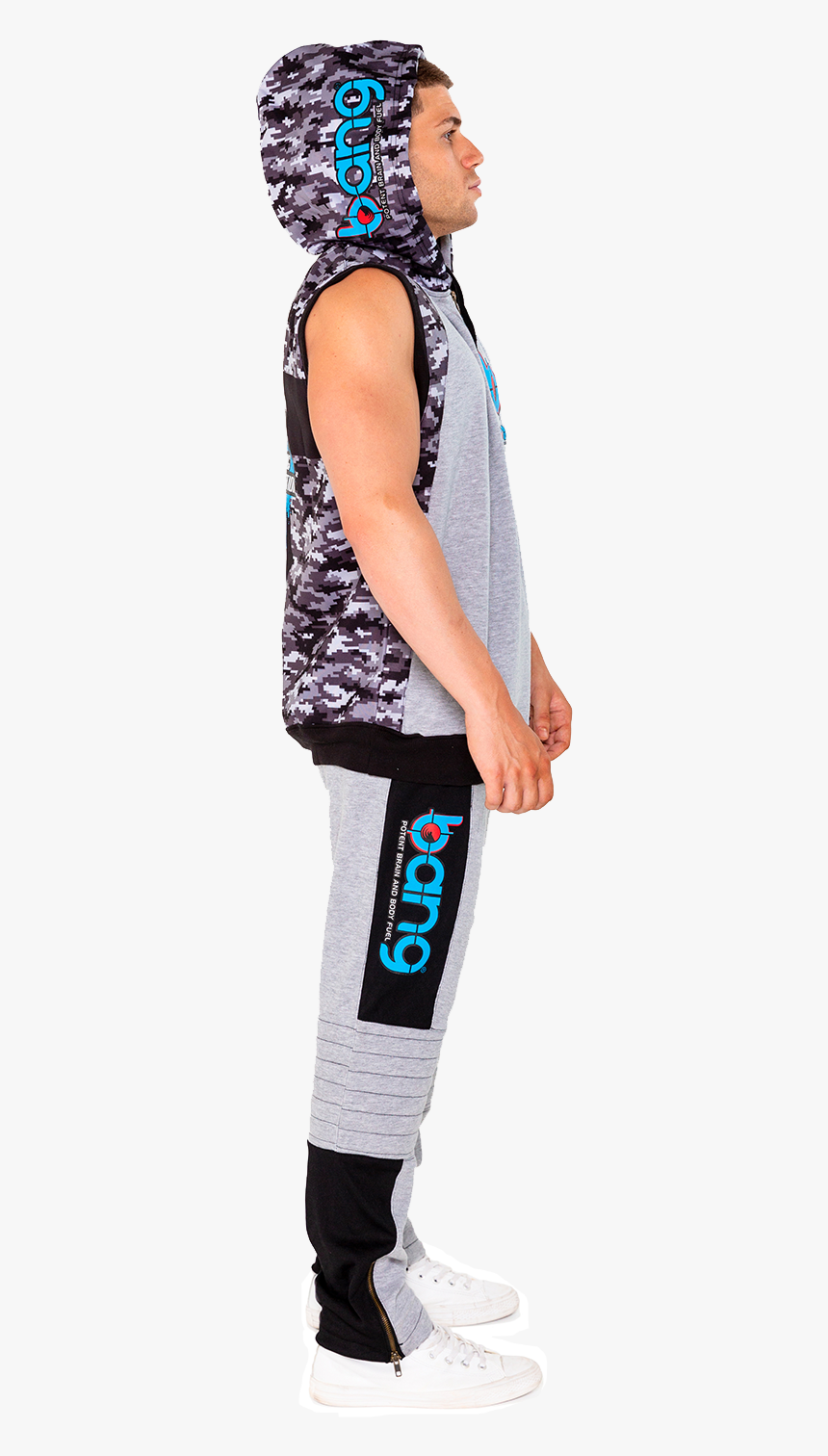 Men"s Bang Revolution World Tour Camo Sweatpants- Blue - Girl, HD Png Download, Free Download