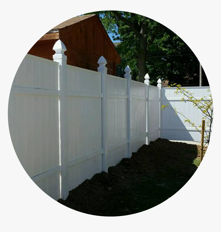 White Vinyl Fence - Fence, HD Png Download, Free Download