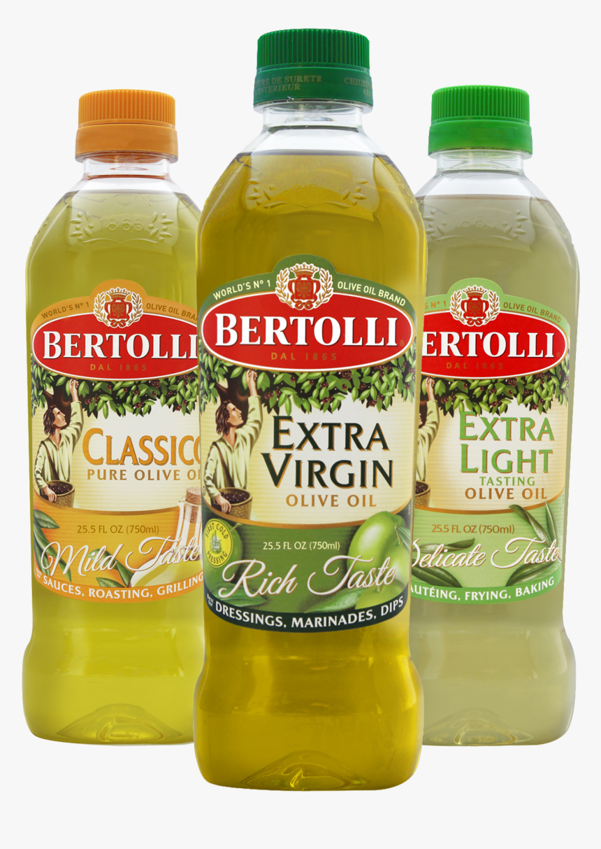 3 Varieties Of Bertolli Olive Oil, HD Png Download, Free Download