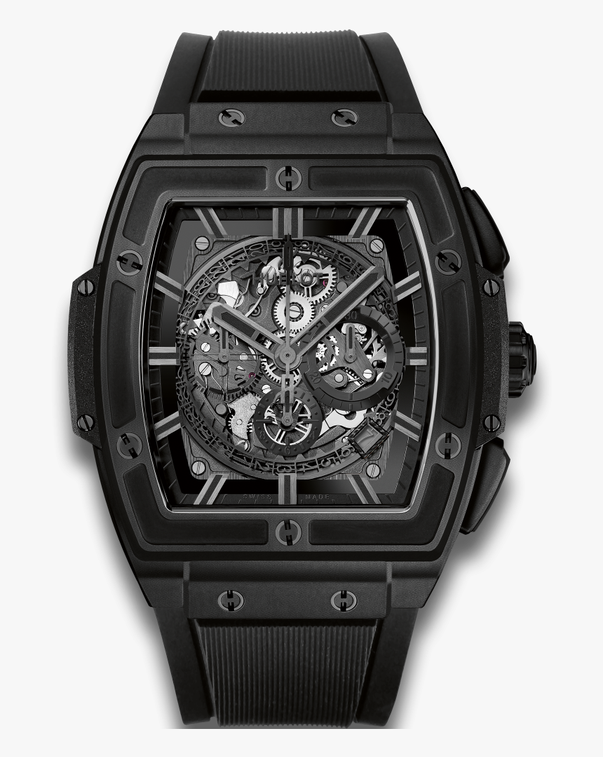 Spirit Of Big Bang All Black - Hublot Spirit Of Big Bang Orange, HD Png Download, Free Download