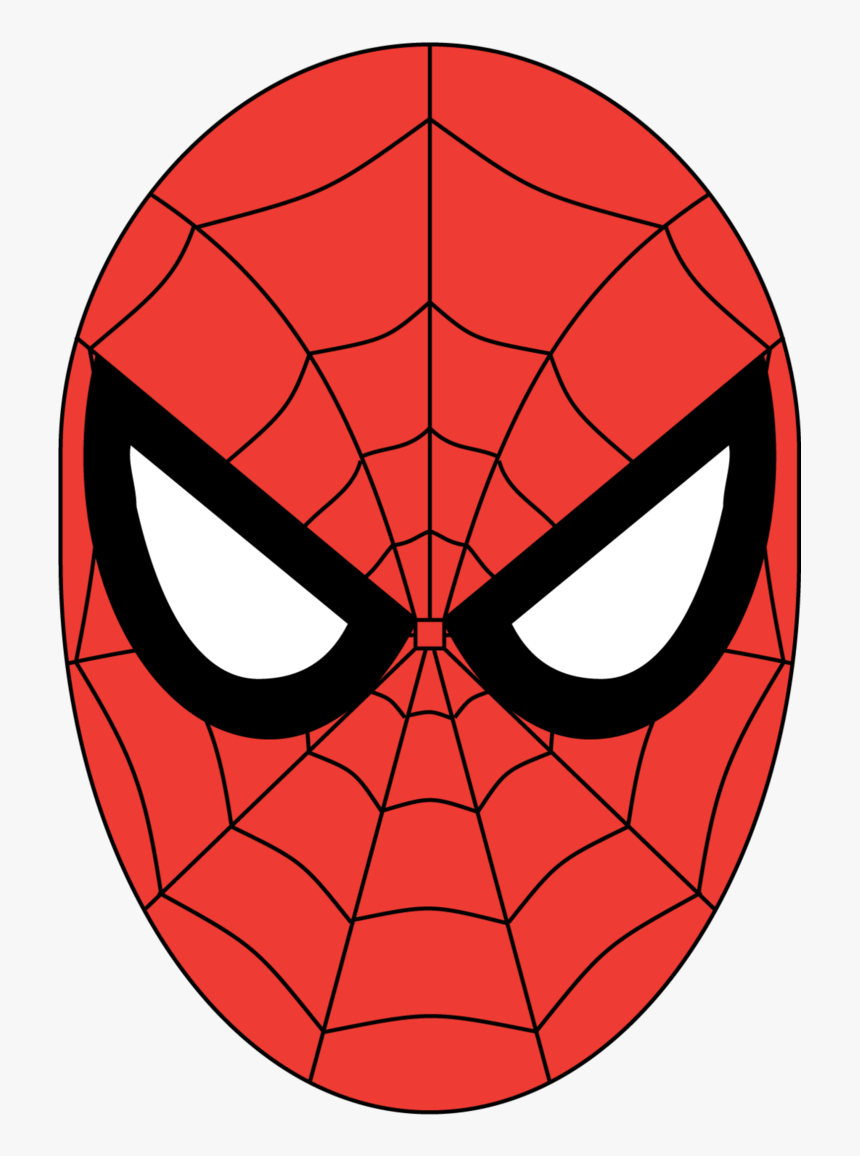 Black Spiderman Mask - Spiderman Face Transparent, HD Png Download, Free Download