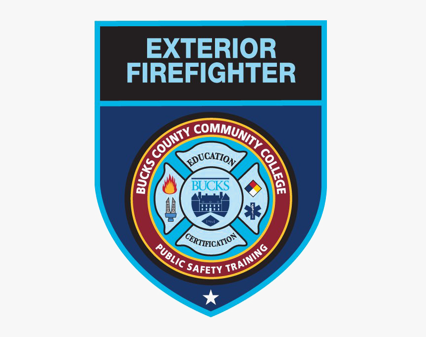 Firefighter Badge Png Clipart - Bucks County Community College, Transparent Png, Free Download