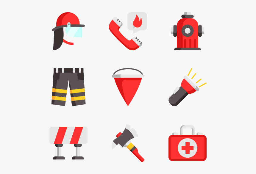 Firefighter Icons, HD Png Download, Free Download