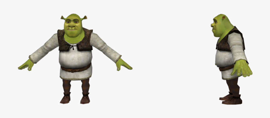 Shrek 3d Model Png, Transparent Png, Free Download