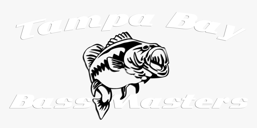 Home - About - Gallery - Largemouth Bass Outline Embroidery - Angler Club, HD Png Download, Free Download