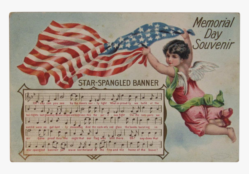 Vintage 4th Of July Postcard, HD Png Download, Free Download