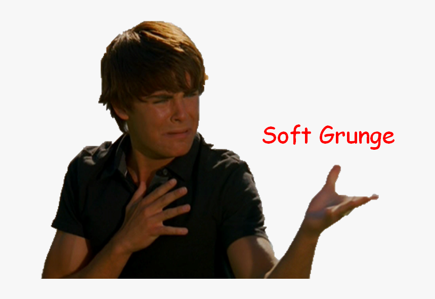 Soft Grunge And Zach Efron - Dramatic Zac Efron Meme, HD Png Download, Free Download