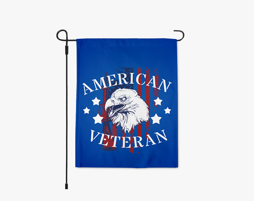 Eagle American Veteran Garden Flag"
title="eagle American - Flag Of The United States, HD Png Download, Free Download